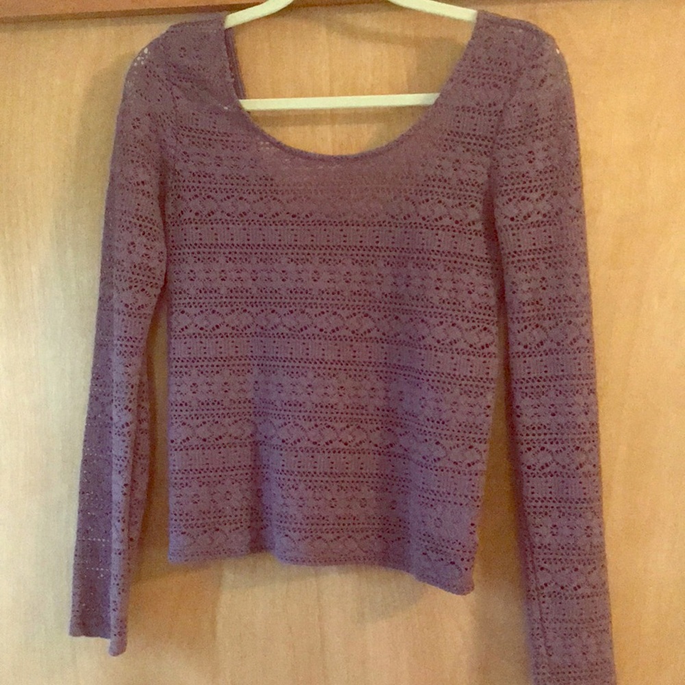 Unlined Lacey detail top